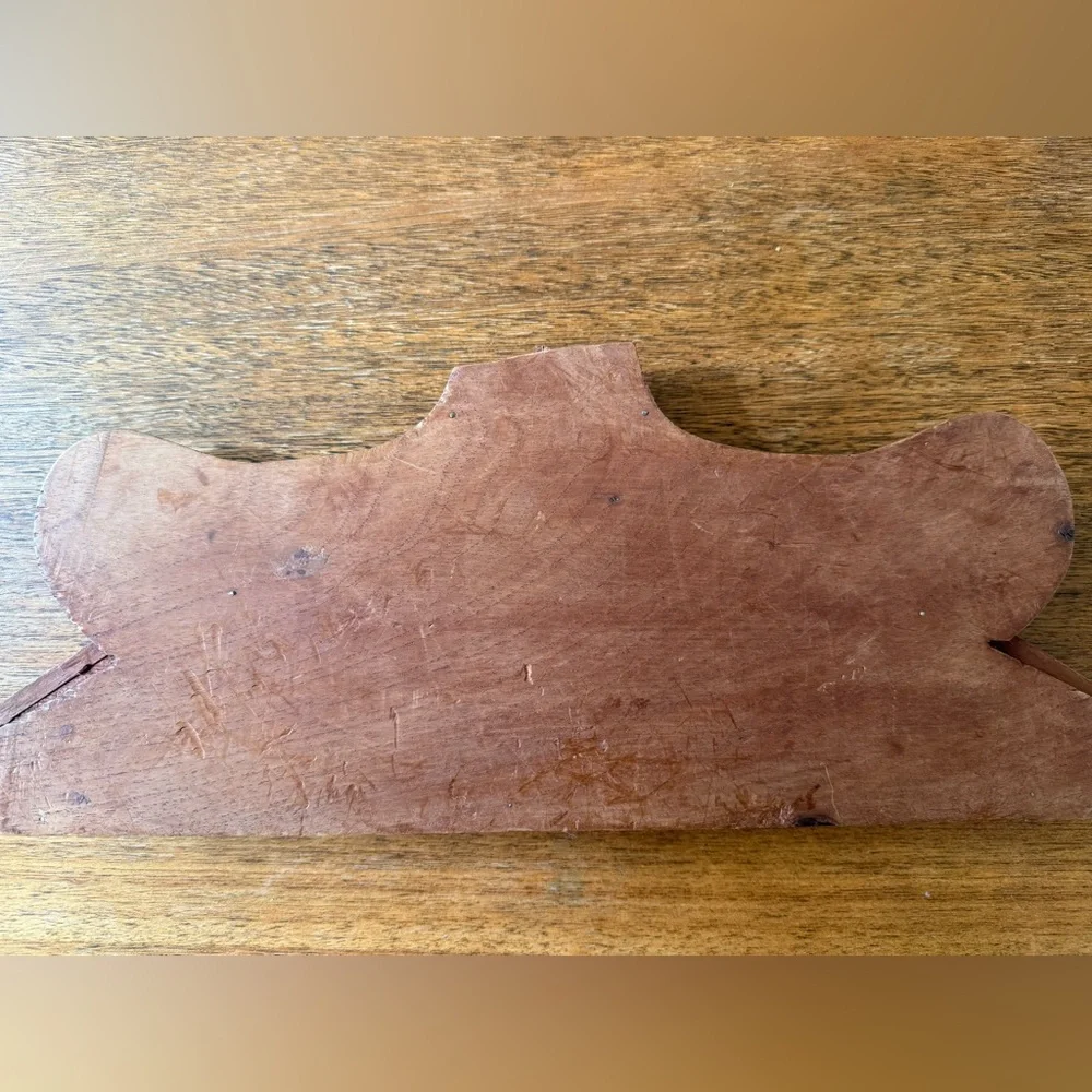 Brown Wooden Wall Hook Decor